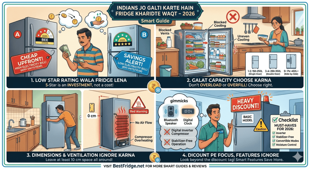 Best Fridge Capacity Guide for Indian Family Size